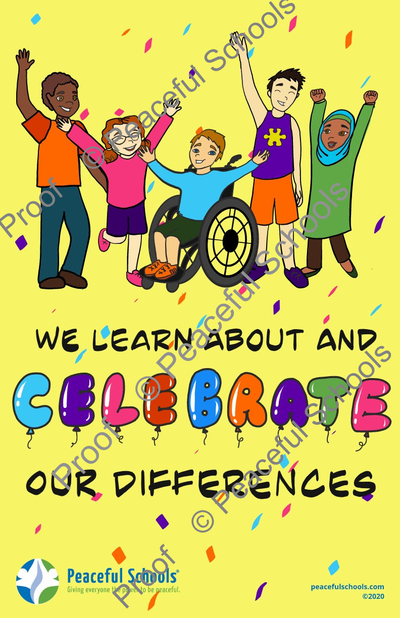 Celebrate Differences Poster – Peaceful Schools Store